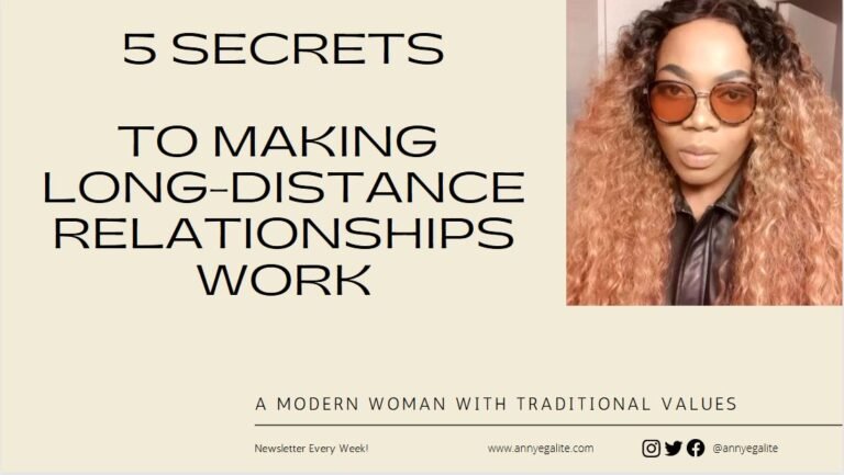 5 Secrets to Making Long-Distance Relationships Work